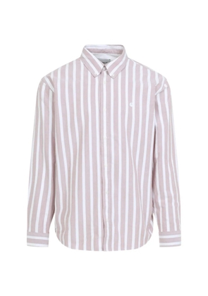 Carhartt WIP Deven striped shirt - Red