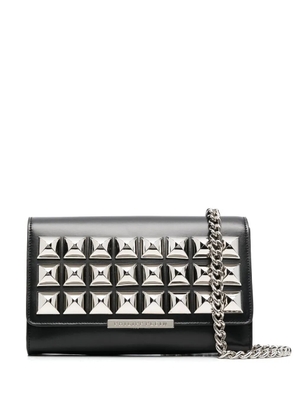 Philipp Plein stud-embellished leather crossbody bag - Black