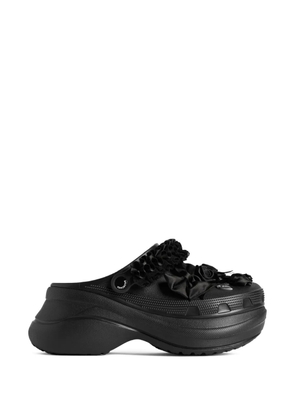 Balenciaga x Crocs™ JIBBITZ™ floral mules - Black