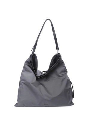 Jil Sander logo-print shoulder bag - Grey