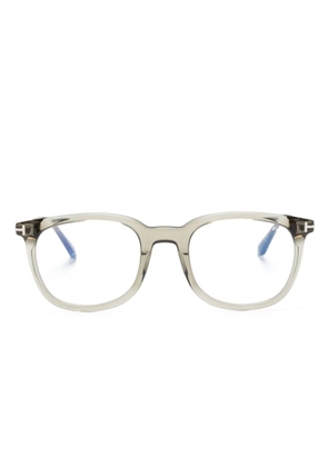 TOM FORD Eyewear transparent round-frame glasses - Grey