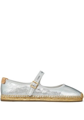 Tory Burch Mary Jane espadrilles - Silver