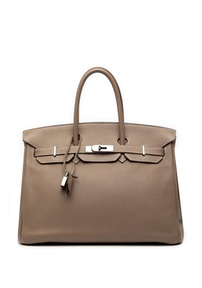 Hermès Pre-Owned 2005 Togo Birkin Retourne 35 handbag - Brown