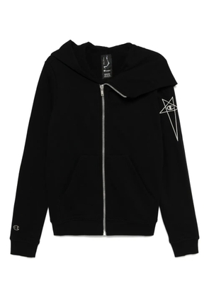 Rick Owens X Champion Mountain hoodie - Black