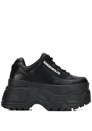NAKED WOLFE platform low-top sneakers - Black