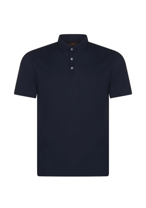 Zanone button-up polo shirt - Blue