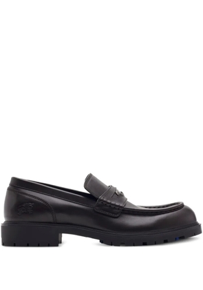 Burberry leather Rogue loafers - Black