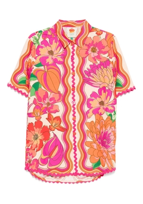 FARM Rio floral-print shirt - Neutrals