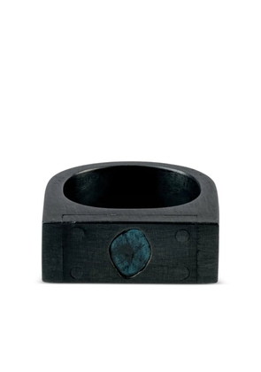 Parts of Four sterling silver diamond ring