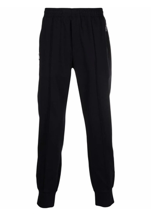 Emporio Armani side-zip pocket track pants - Blue