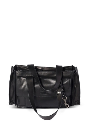 Miu Miu Utilitaire leather shoulder bag - Black