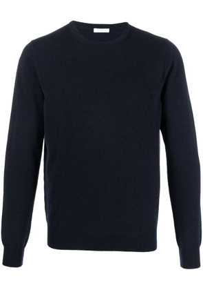 Malo round-neck knit sweater - Blue