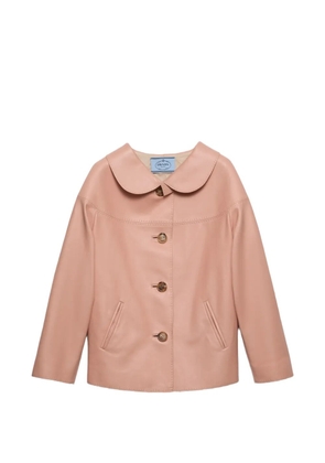 Prada nappa leather jacket - Orange