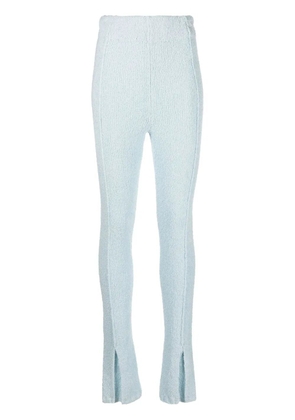ROTATE BIRGER CHRISTENSEN flared-cuff knitted trousers - Blue