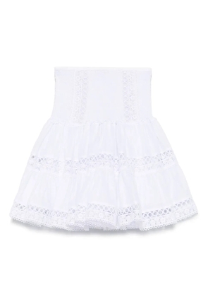 Charo Ruiz Ibiza Hortens mini skirt - White