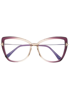 TOM FORD Eyewear gradient-effect frame glasses - Purple