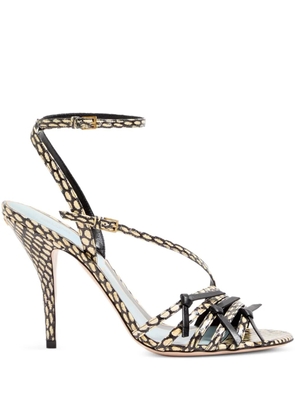 Valentino Garavani Nodine Elaphe sandals - Black