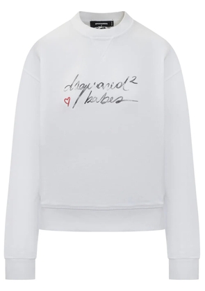 DSQUARED2 printed sweatshirt - White