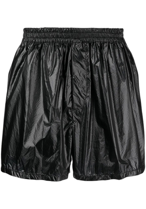 SAPIO thigh-length track shorts - Black