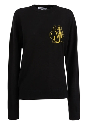 JW Anderson logo-print jumper - Black