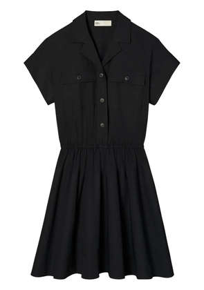 Tory Burch belted poplin shirt dress - Black