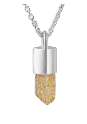 Parts of Four sterling silver Talisman imperial topaz necklace