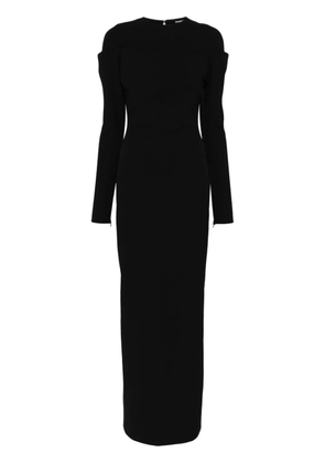 Jacquemus Sabre cold-shoulder dress - Black