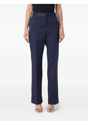 Alberta Ferretti concealed-closure trousers - Blue