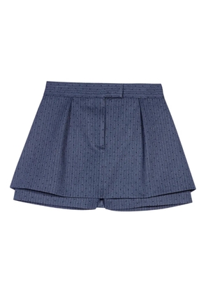 Maje pinstripe shorts - Blue