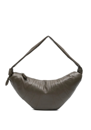 LEMAIRE large Croissant zip-top tote bag - Brown