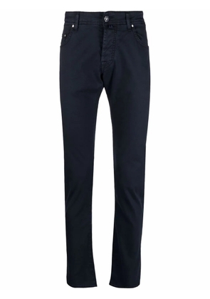 Jacob Cohën low-rise skinny trousers - Blue
