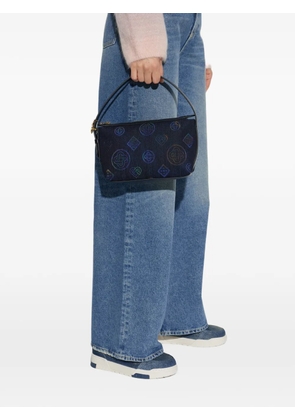 Casablanca monogram-pattern tote bag - Blue