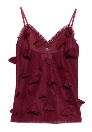 Coperni appliqué-detail top - Red