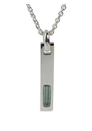 Parts of Four Plate necklace - Silver