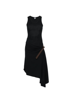 LOEWE Tank sleeveless midi dress - Black