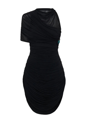 Christopher Esber Beach Glass asymmetric mini dress - Black