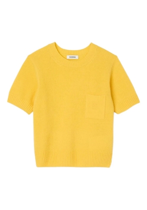 SANDRO short-sleeve top - Yellow