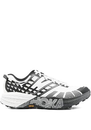 HOKA geometric-pattern sneakers - White