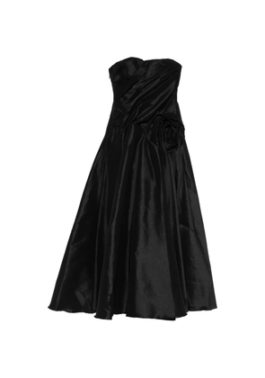 Acler Rosette midi dress - Black