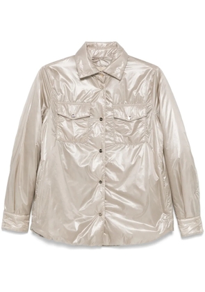 Herno padded shirt jacket - Neutrals