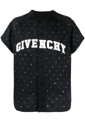 Givenchy stud-embellished short-sleeved shirt - Black