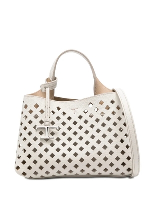 Tod's cut-out-design tote bag - White