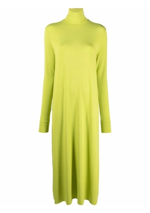 Raf Simons high-neck midi dress - Green