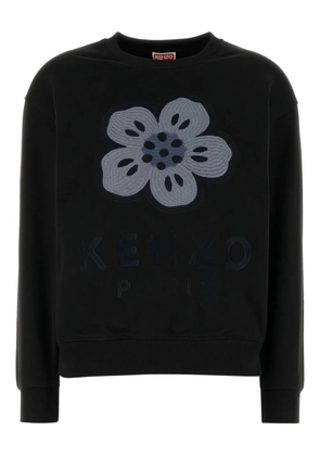 Kenzo Boke Flower-embroidered sweatshirt - Black