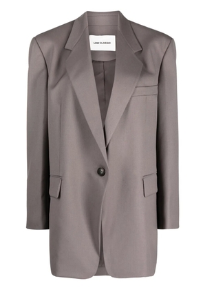 Low Classic notched-lapel single-breasted jacket - Grey