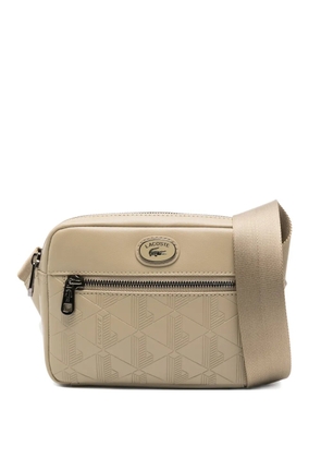 Lacoste Nomogramme messenger bag - Neutrals