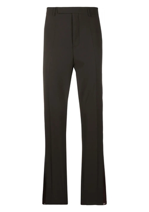 Rick Owens concealed front trousers - Brown