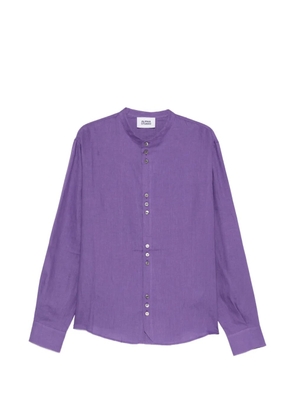 ALPHA STUDIO button collar shirt - Purple