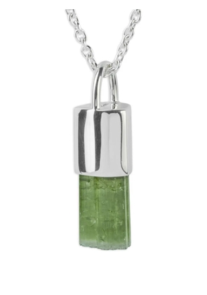 Parts of Four sterling silver Talisman tourmaline necklace