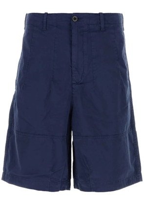 Ten C stretch-cotton bermuda shorts - Blue